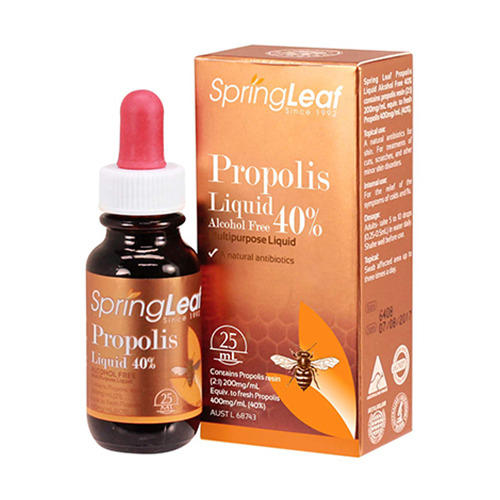 Keo ong Spring Leaf Propolis Liquid 40% Alcohol Free – 25ml