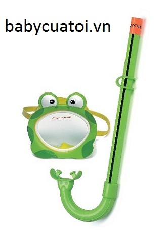 Kính bơi và ống thở hình ếch Intex 55940