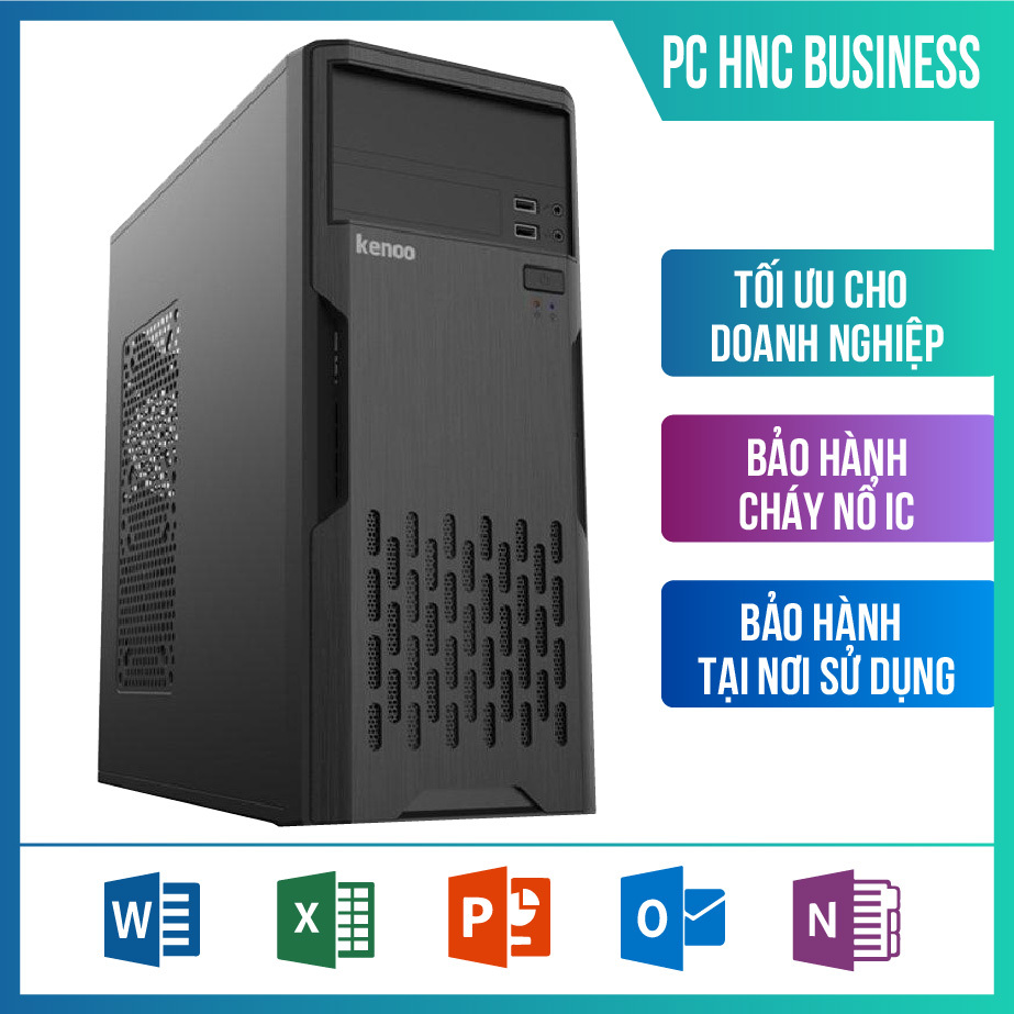 Máy tính để bàn HNC Business Home H10 – Intel Pentium Gold G6400, 8GB RAM, SSD 240GB