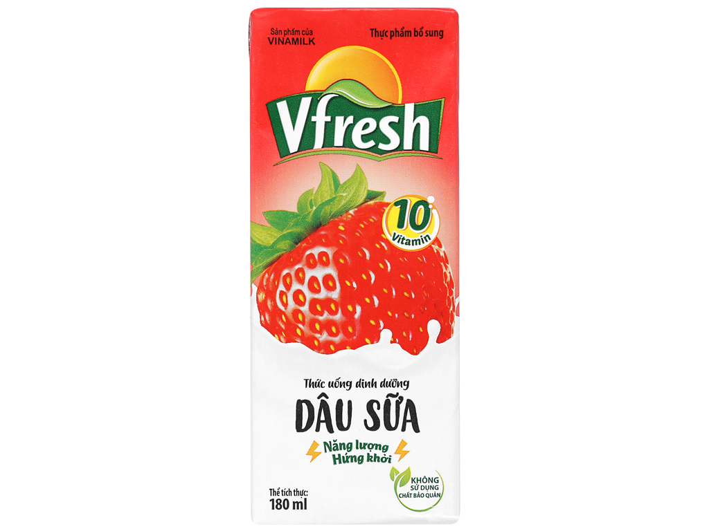 Nước dâu sữa Vfresh – 180ml