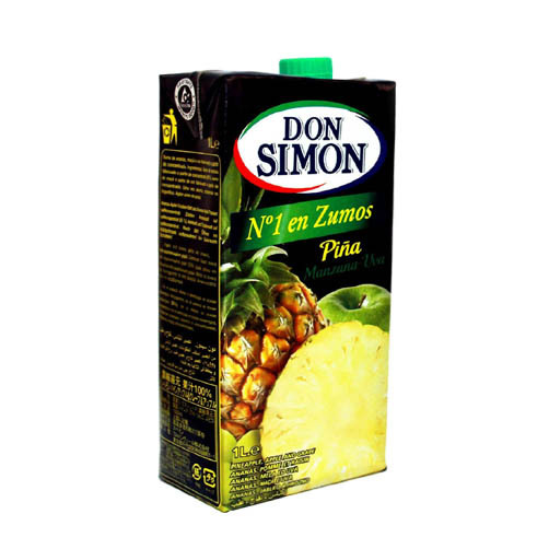 Nước ép trái cây Dứa, táo, nho Don Simon – hộp 1L