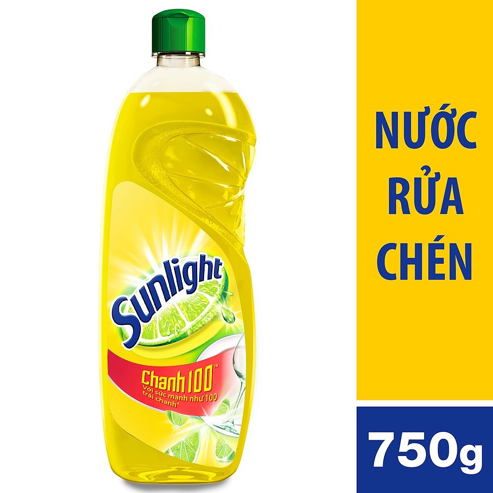 Nước Rửa Chén Sunlight Chanh Dạng Chai 750ml chính hãng giá rẻ