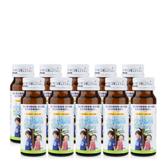 Nước uống bổ sung vitamin tăng trưởng cho trẻ JpanWell TopLoan hộp 10 chai của Nhật Bản
