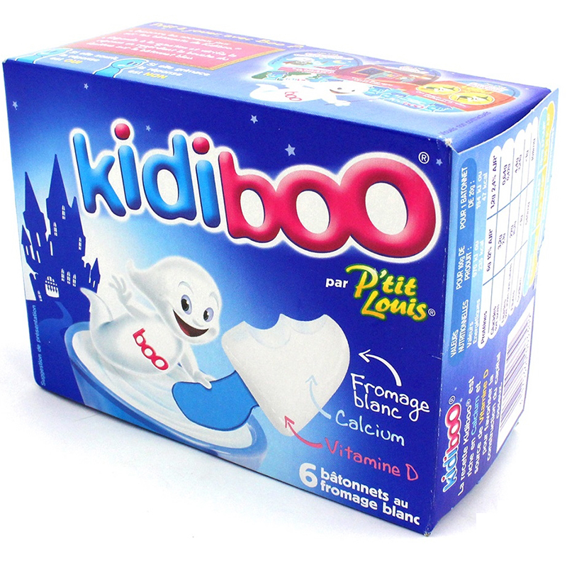 Phomai que sò trắng Kidiboo P’tit Louis – hộp 6 que