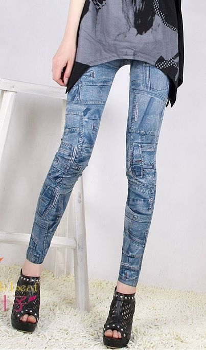 Quần Legging Giả Jean Vân QDN04