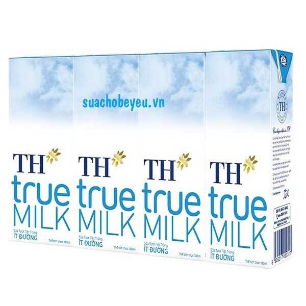 Sữa tươi TH True Milk ít đường 180ml x 48 hộp. Giá từ 265.000 ₫ - 61 nơi bán.