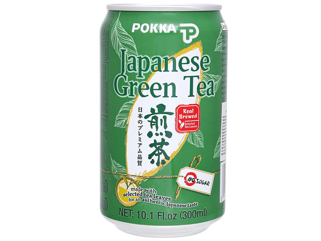 Thùng 24 lon trà xanh Nhật Pokka 300ml