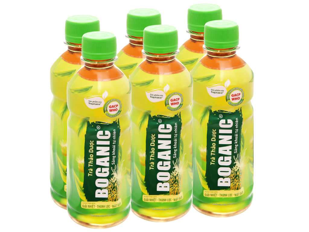 Trà thảo dược Boganic – Lốc 6 chai 290ml