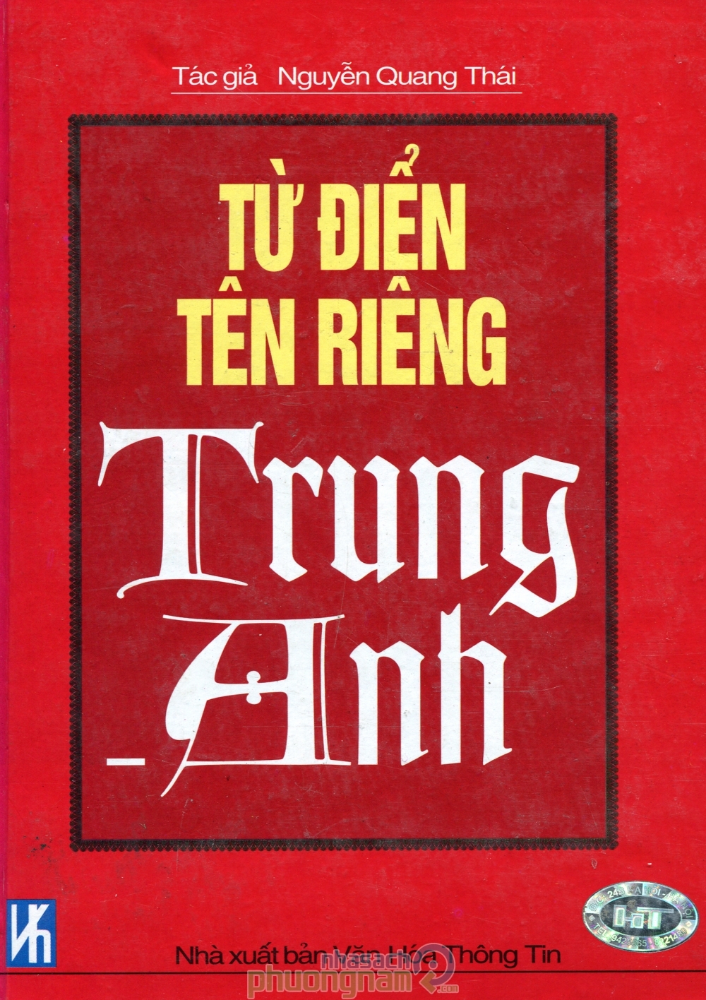Từ điển tên riêng Trung – Anh – Nguyễn Quang Thái