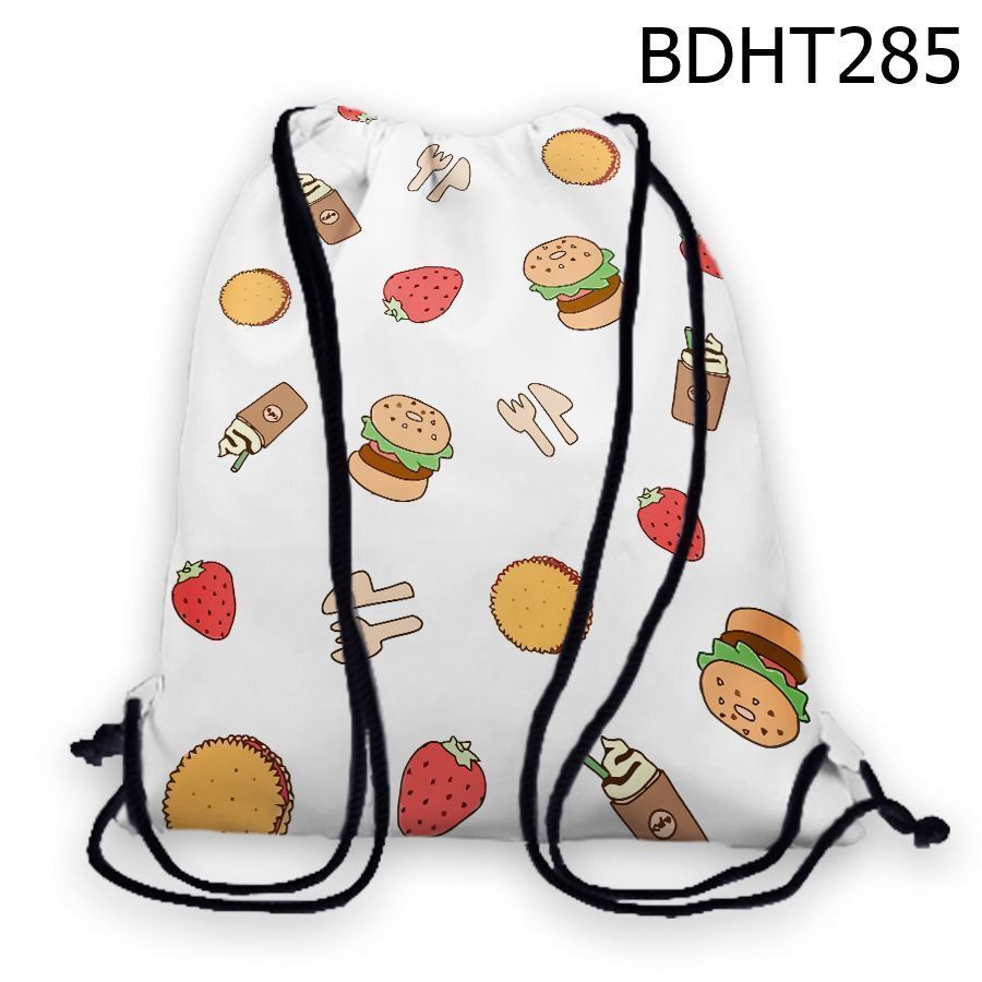 Túi rút hamburger và dâu tây – BDHT285