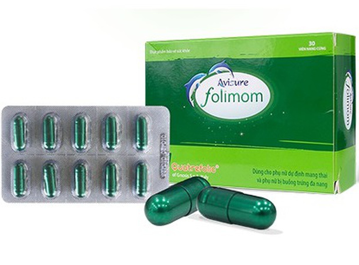 Viên uống Avisure Folimom – giúp tăng khả năng thụ thai cho nữ giới (30 Viên)