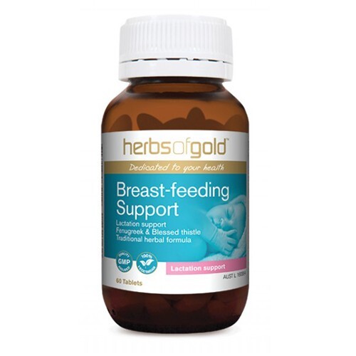 Viên uống lợi sữa Herbs of Gold Breastfeeding Support – Hộp 60 viên