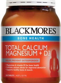 Viên uống tổng hợp Blackmores Total Calcium Magnesium + D3 – 200v