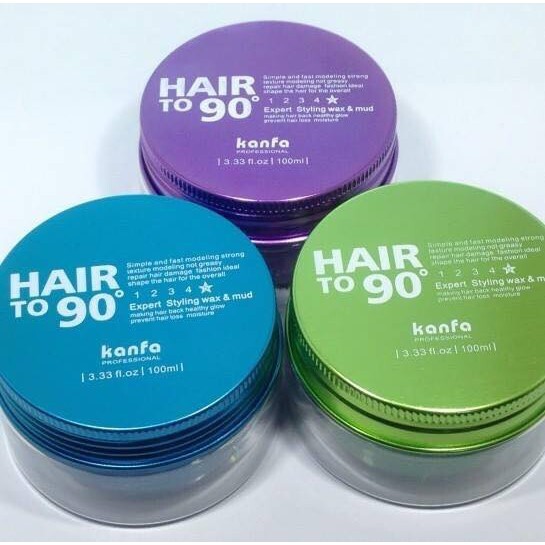 Đánh giá sáp vuốt tóc Kanfa Hair to 90º  Sáp Kanfa Hair to 90 review