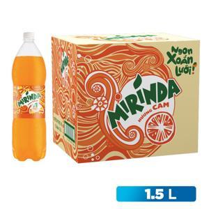 Nơi bán Thùng 12 chai nước ngọt Mirinda hương cam 1 5 lít chính hãng