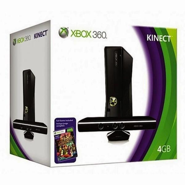 Gameteczone Usado Console Xbox 360 Slim 4GB Desbloqueado c/ 1