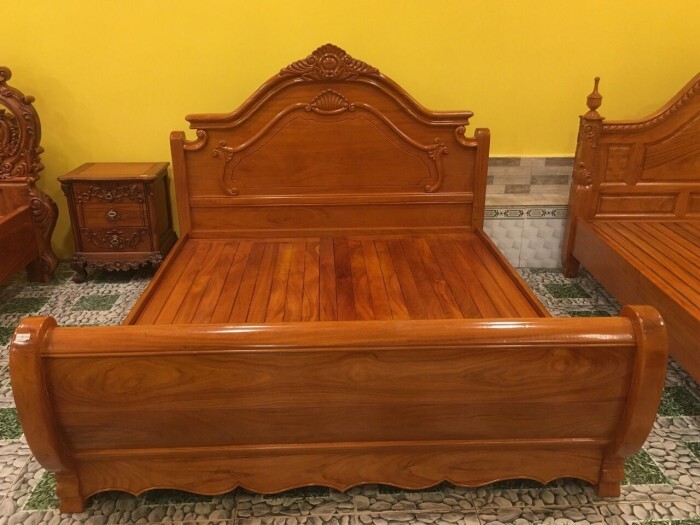 giường gỗ tự nhiên