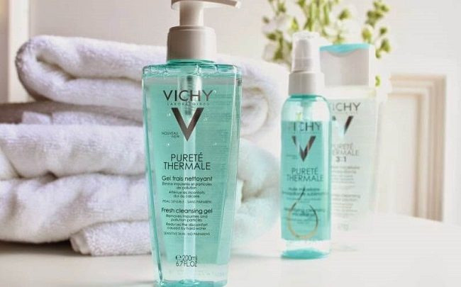 sữa rửa mặt vichy