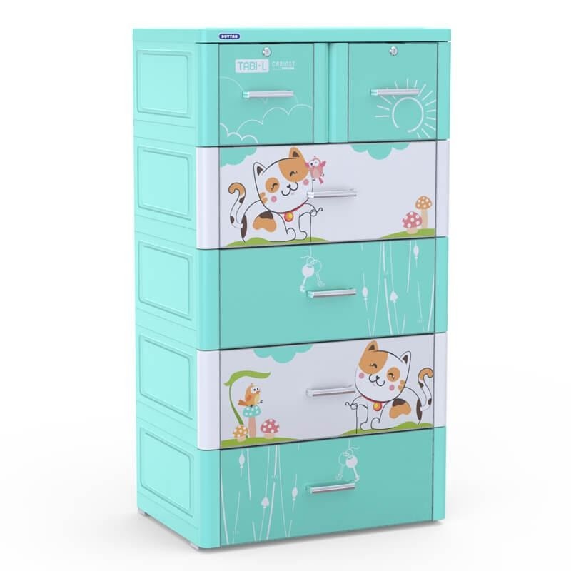 Tủ quần áo nhựa Duy Tân 5 tầng