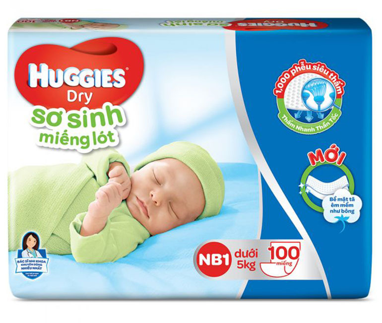 Miếng lót sơ sinh Huggies