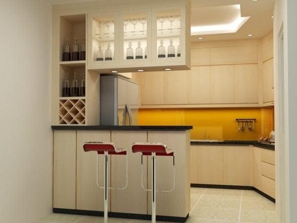 Tham khảo một số thiết kế quầy bar bếp đẹp