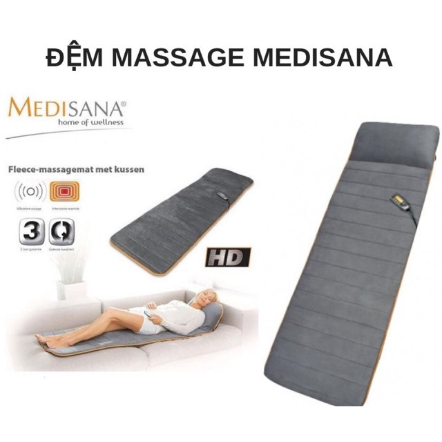 đệm massage medisana mm825