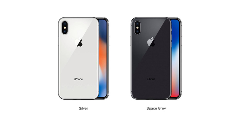 các máu sắc trên điện thoại iPhone x