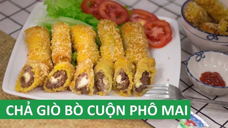 Chả giò phô mai con bò cười