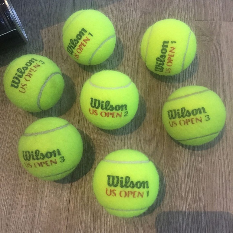 Sản phẩm bóng tennis của thương hiệu Wilson rất đa dạng