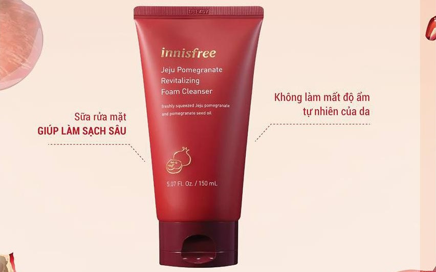 sữa rửa mặt innisfree