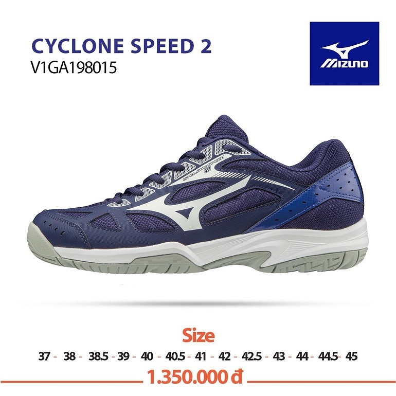 Giày bóng bàn Mizuno Cyclone Speed 2 2019