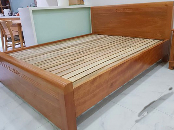 giường gỗ 1m6
