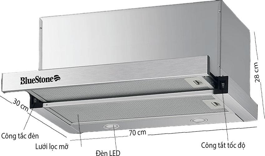 Máy Hút Mùi BLUESTONE HOB-8725