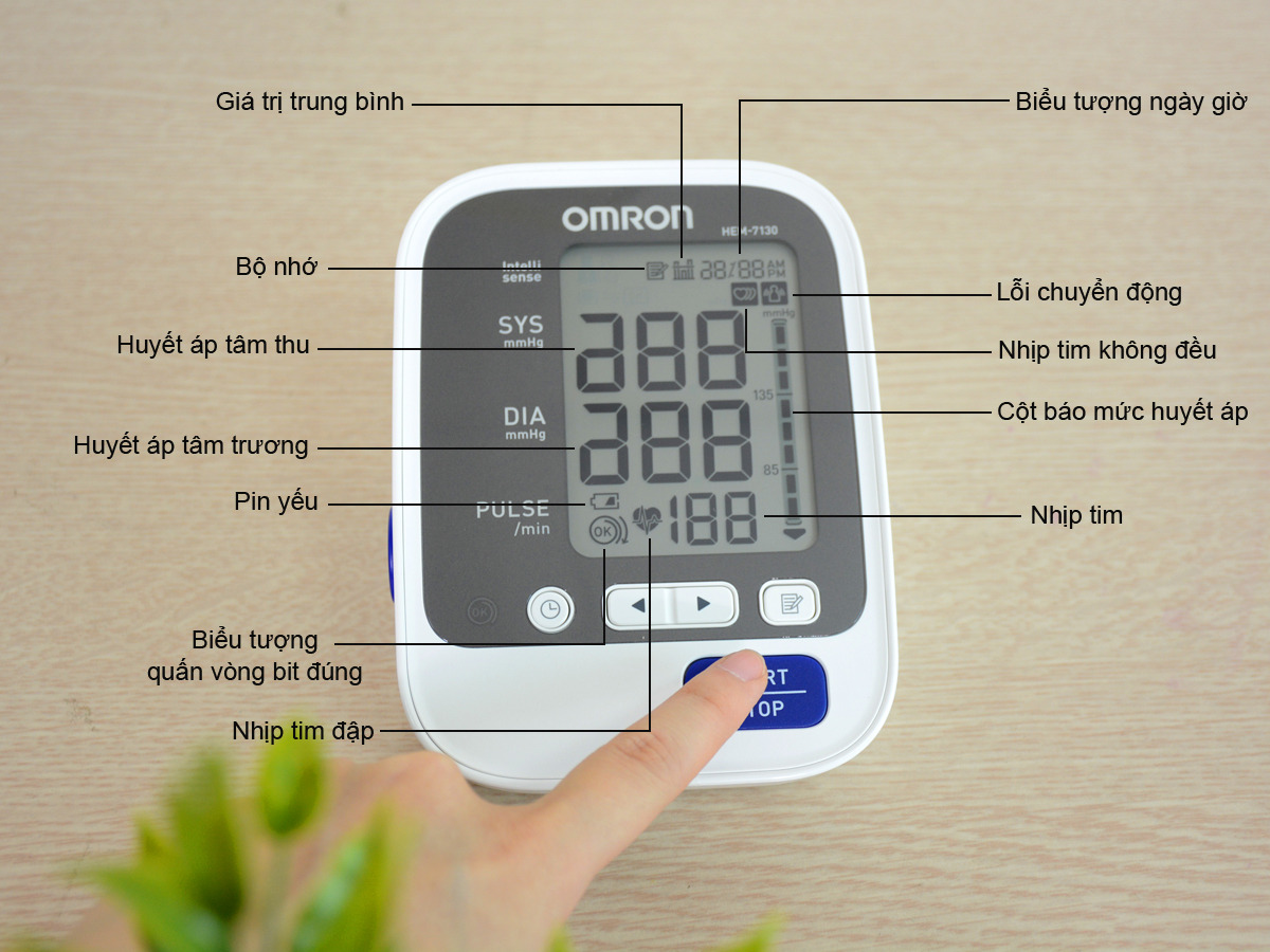 máy đo huyết áp omron hem 7130