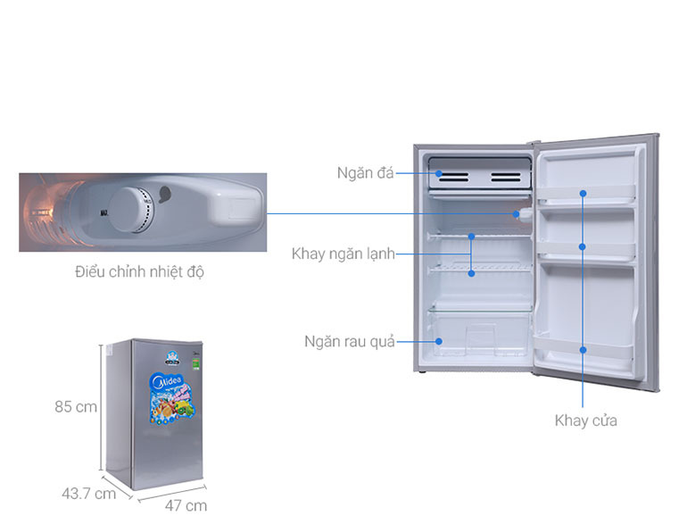 tủ lạnh midea