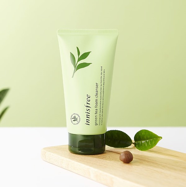 sữa rửa mặt innisfree trà xanh