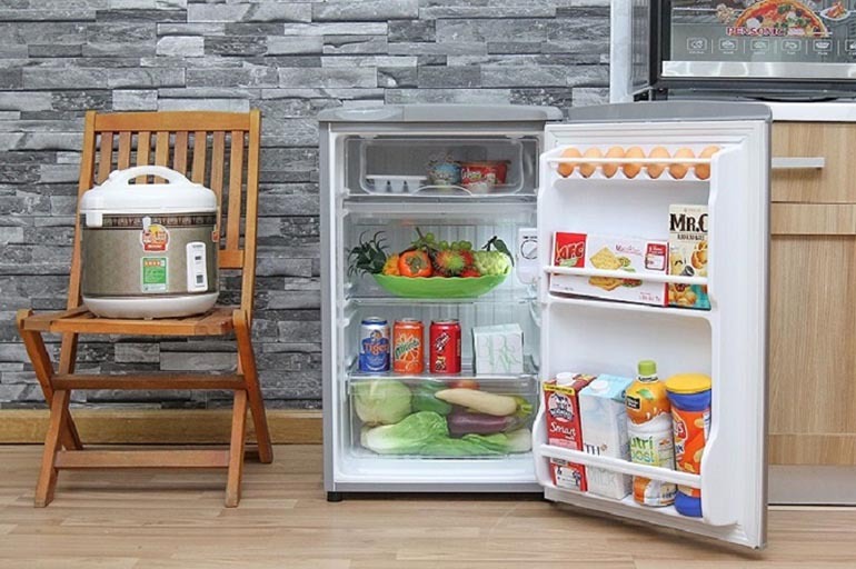 Tủ lạnh nhỏ được thiết kế nhỏ gọn với dung tích từ 20 -90 lít