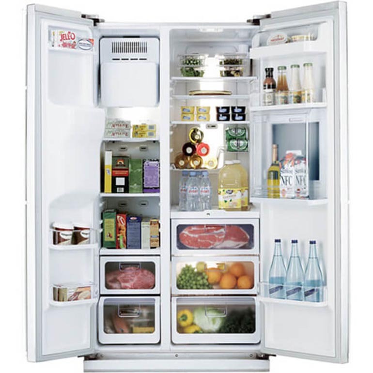 Tủ lạnh Bosch với nhiều ngăn chứa riêng biệt