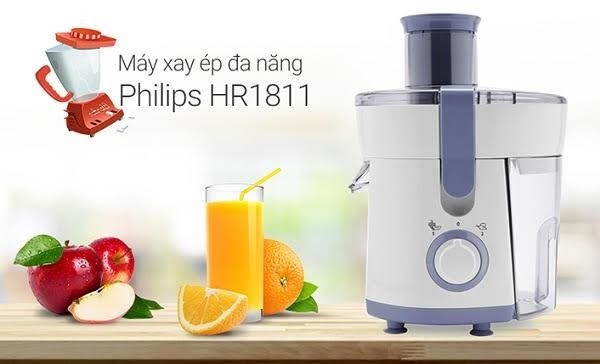 Đặc điểm nổi trội của máy ép trái cây Philips hr1811