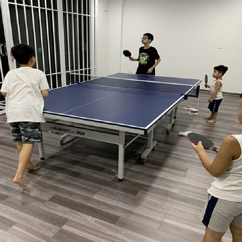 Bàn bóng bàn Vinasport phù hợp sử dụng chơi bóng bàn trong nhà, nhà văn hóa, cơ quan, trường học