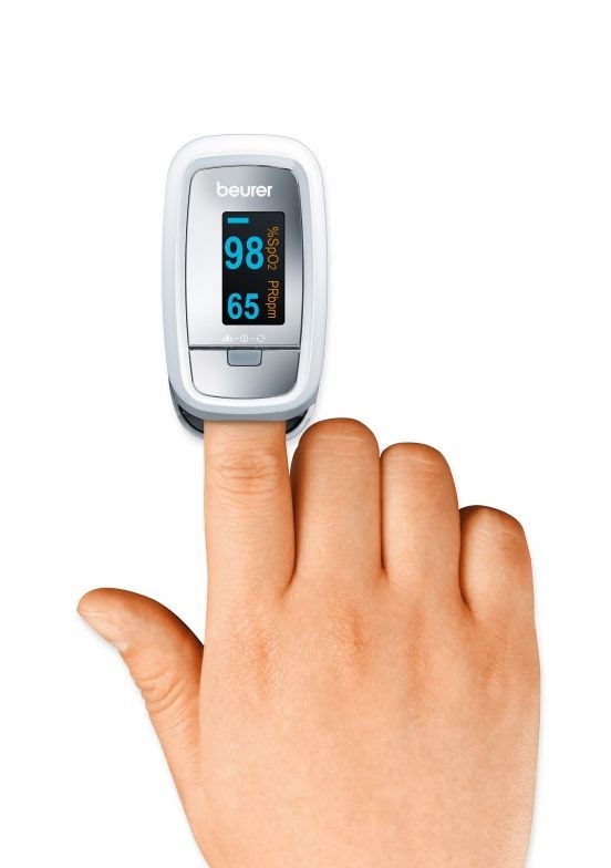 máy đo nhịp tim kẹp ngón tay