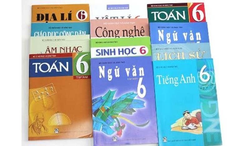 Sử dụng sách giáo khoa lớp 6 cùng sách bài tập