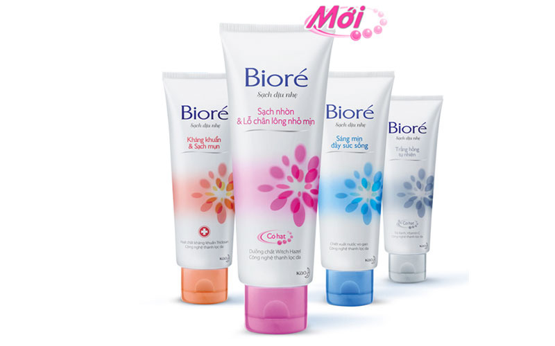 sữa rửa mặt biore