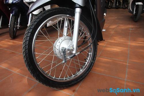 Honda Wave Alpha sử dụng vành nan hoa