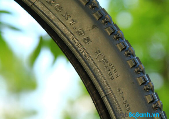 Thông số thường thấy trên lốp xe đạp