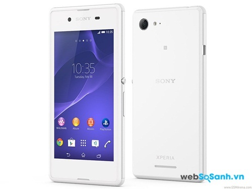 Sony Xperia E3 có thiết kế bắt mắt