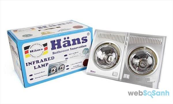 Đèn sưởi nhà tắm Hans 1