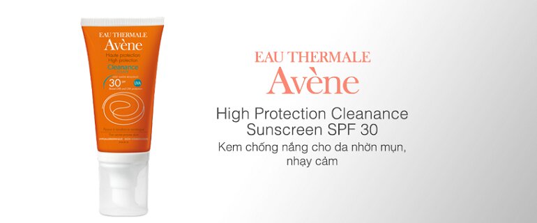 Avene High Protection Cleanance SPF30 sunscreen