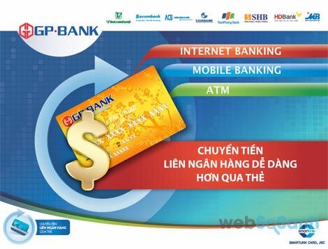 Cách làm thẻ ATM GP Bank