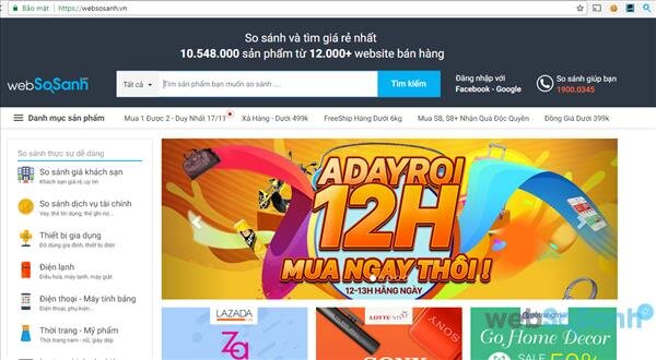 Black Friday 2017 Việt Nam và Websosanh.vn